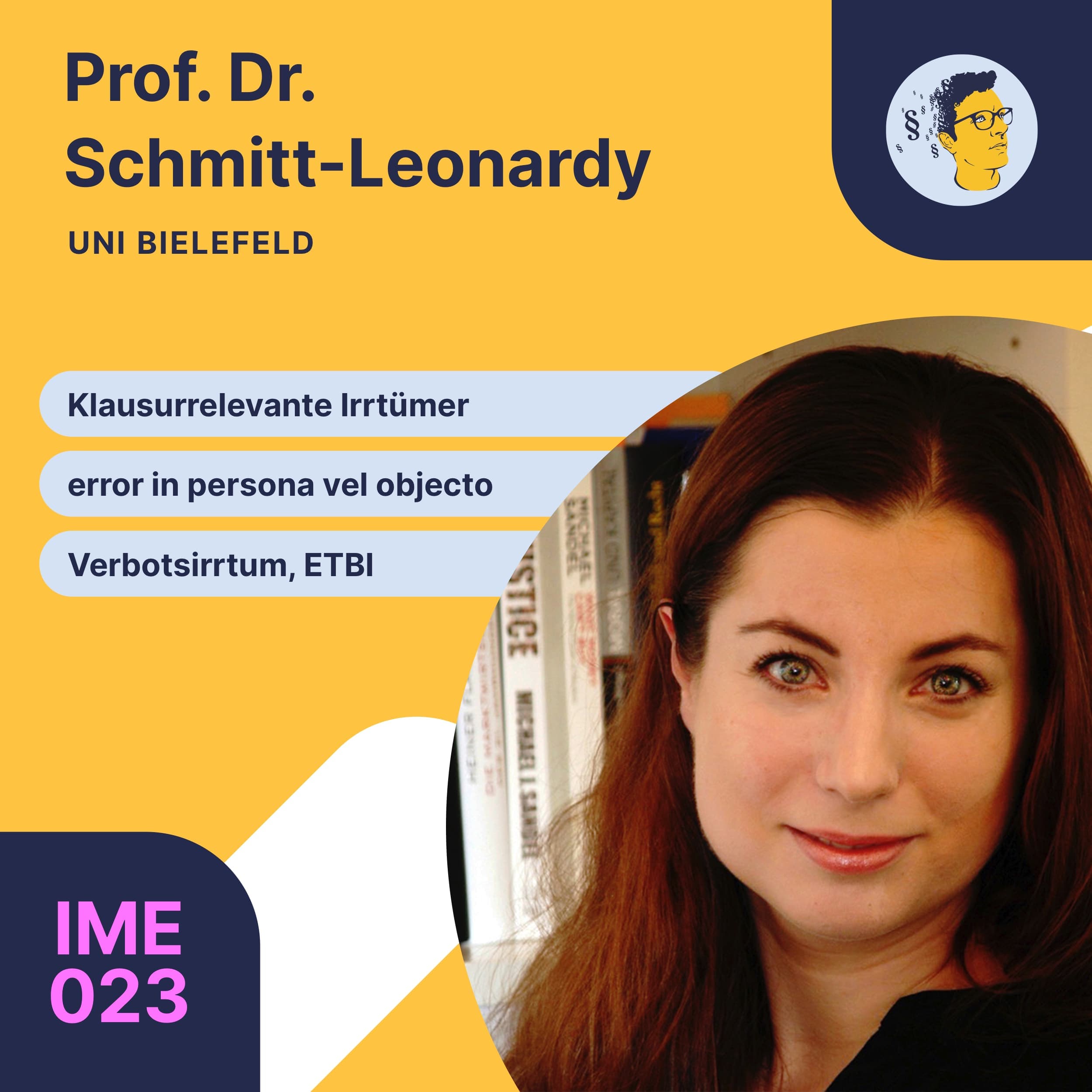 IME023: Klausurrelevante Irrtümer im Strafrecht, error in persona vel objecto, aberratio ictus, Verbotsirrtum, ETBI