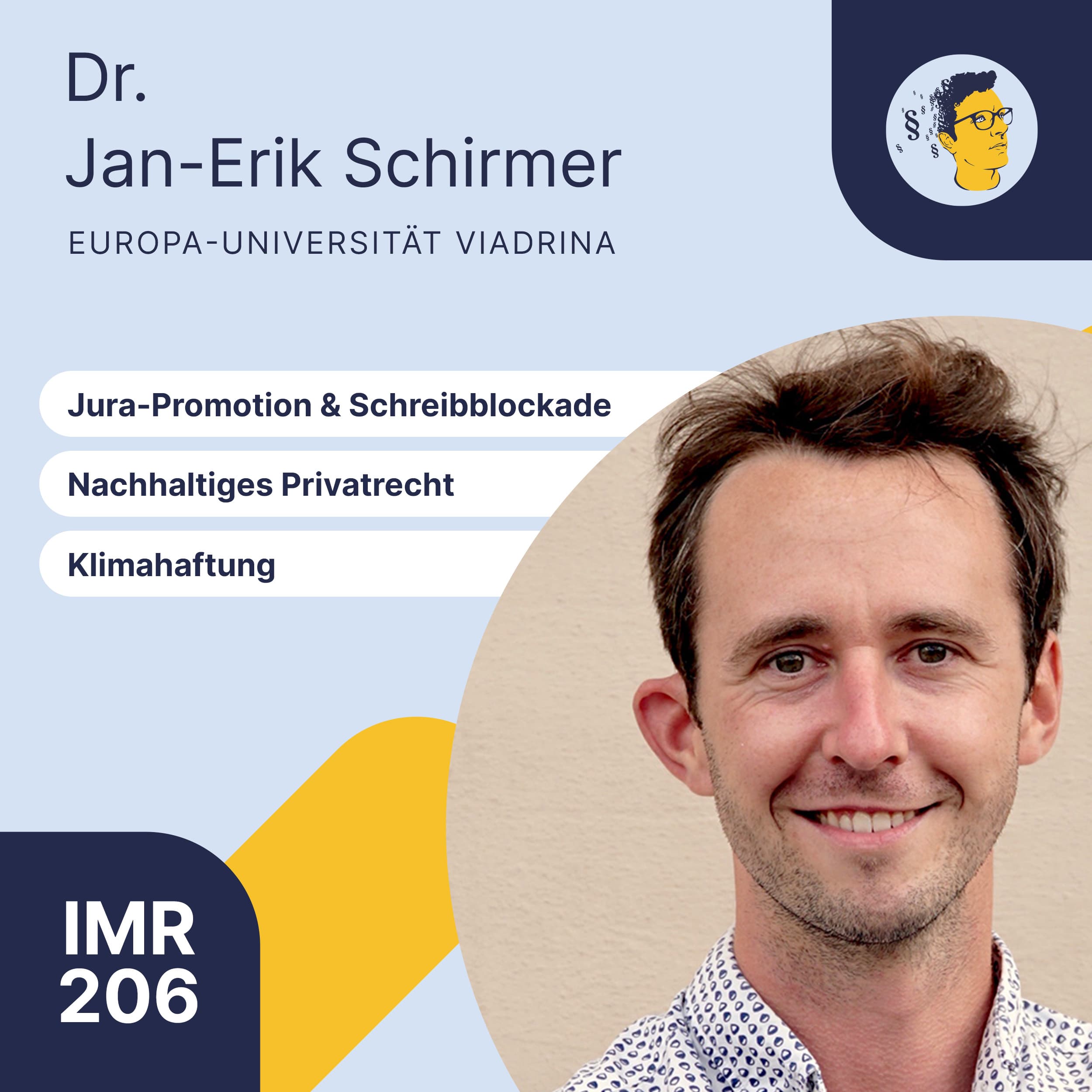IMR206: Jura-Promotion &amp; Schreibblockade, Nachhaltiges Privatrecht, Klimahaftung für CO2-Ausstoß (RWE-Verfahren)