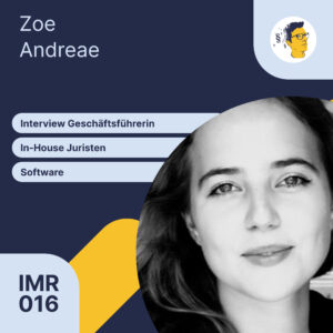 IMR016: In-House Juristen und Software | Interview Geschäftsführerin
